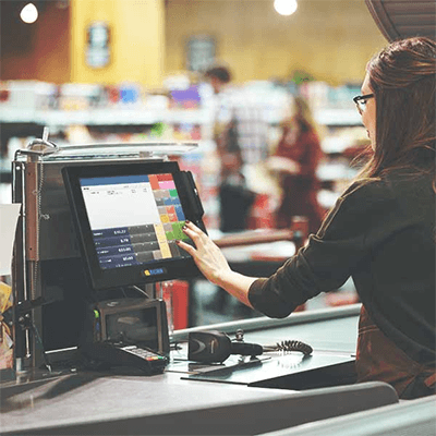 supermarket cash register system