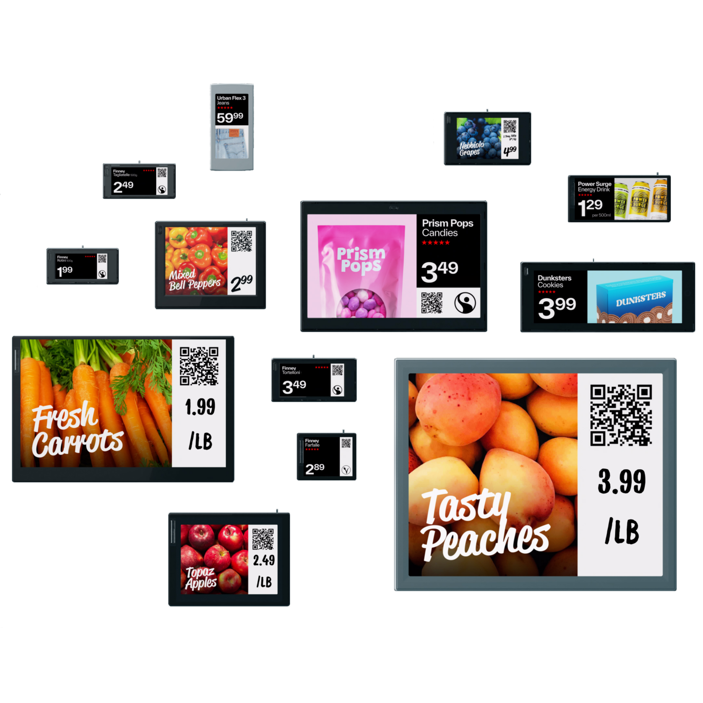 Colorful Electronic Shelf Labels by VusionGroup