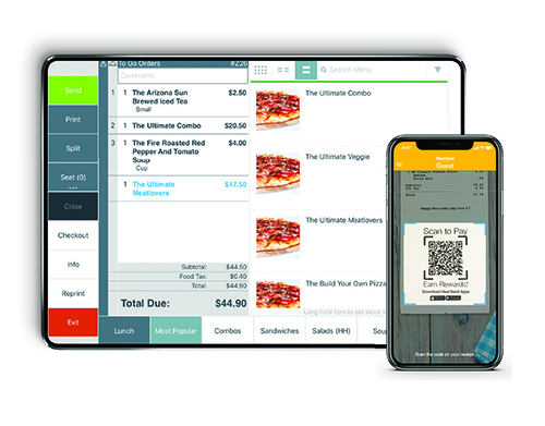 Heartland Restaurant POS Tableside Ordering and Payment