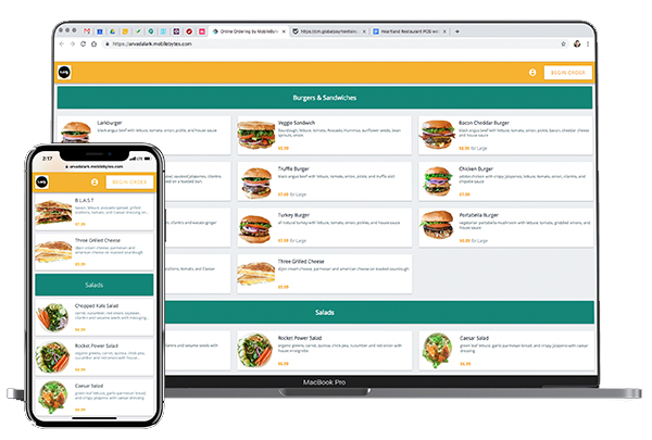 Heartland Restaurant POS Online Ordering