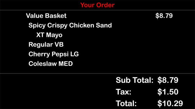 Order Confirmation Boards